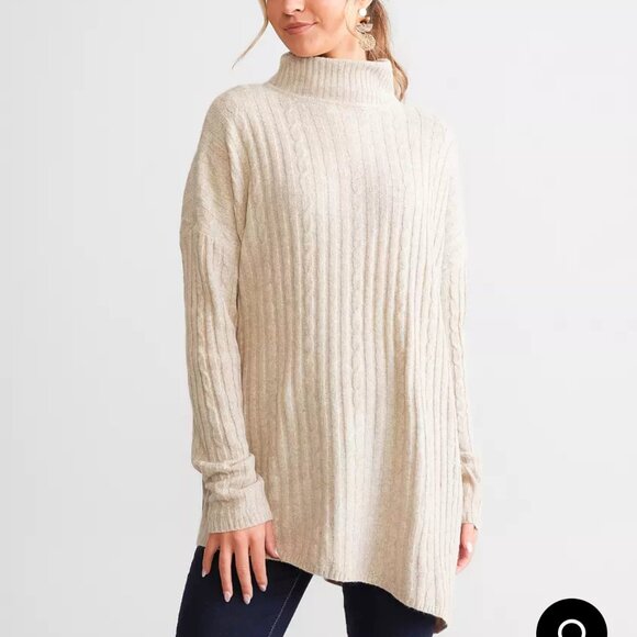 BKE Sweaters - Red by BKE Cable Knit Sweater